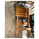 Blue Ridge Chair Works Folding Wooden Camp Chair