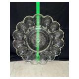 Indiana glass hobnail egg plate