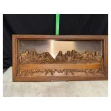 Copper art Lords Supper