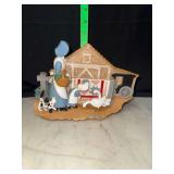 Vintage 1995 Burwood Amish farm wall decor