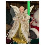 Lighted angel tree topper