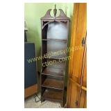 Small mahogany bookshelf