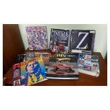 Collection of pop culture books, magazines, etc