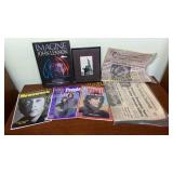 John Lennon book, photo, magazines and newspapers