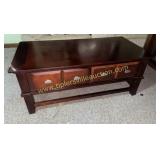 Modern style coffee table with drawers