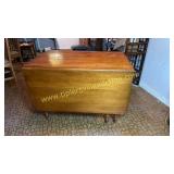 Maple drop leaf gateleg kitchen table