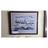 Sponge fishing print