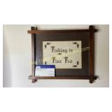Fishing cross stitch