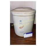 No2 redwing pottery crock with lid