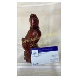 Detailed Asian wood carving