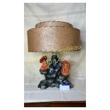 Fabulous mid century chalk lamp with atomic