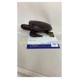 Sea turtle wood carving