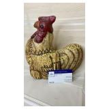Carved rooster