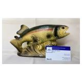 Vintage trout planter