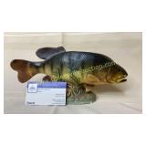Vintage smallmouth bass planter