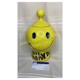 Vintage Mccoy have a happy day cookie jar smiley