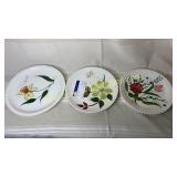 3pcs blue ridge pottery some chips