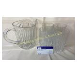 Heavy crystal water set