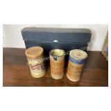 3 player piano rolls and 3 records