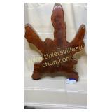 Vintage live edge clock