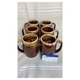 6 hull brown drip big mugs