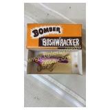 Vintage bomber bushwhacker lure in box
