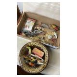Group of vintage fishing tackle