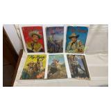 6 vintage Roy Rogers comic books