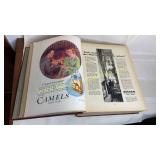 large Book of advertisements and covers from 1931