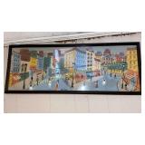 City scene print