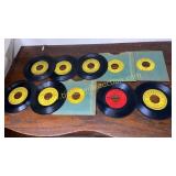 10 Johnny cash 45 records mostly sun records