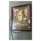 Framed Golden evening Gozzard