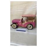 Vintage metal tonka pink Jeep
