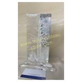 Reverse etched glass art