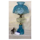 Blue moon and star lamp