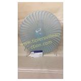 Art glass swirl pattern plate possibly Higgins