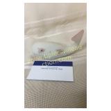 Fenton Burmese handpainted whale