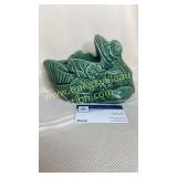 Mccoy pottery frog with flowers