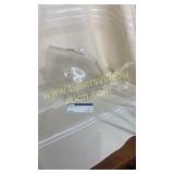 Clear art glass fish