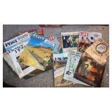 Box of vintage life, Saturday evening post,