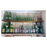 HUGE soda bottle collection several pictures