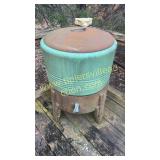 Rusty vintage washer