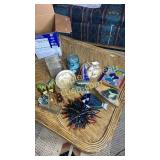 Sun catchers, art glass and seashells