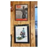 Framed life and Norman Rockwell fishing art