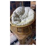 Natural papasan chair