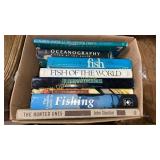 Fish and hunting books assortment