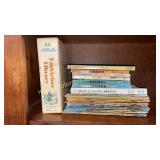 Vintage nature guide books