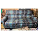 Southwestern motif sleeper sofa