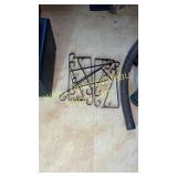 Metal shelf brackets