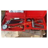 Snap-on compression tester and vacuum tester